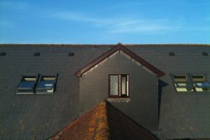 Dormer and bedroom either side