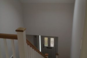 Staircase to a loft conversion.