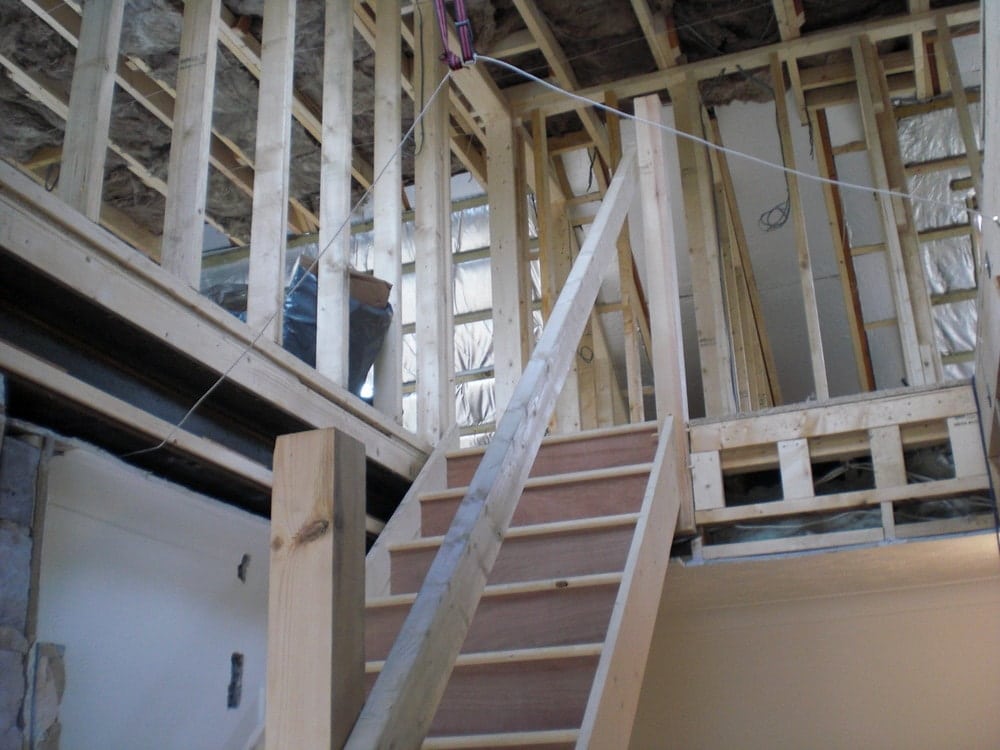 staircase to a bungalow loft conversion