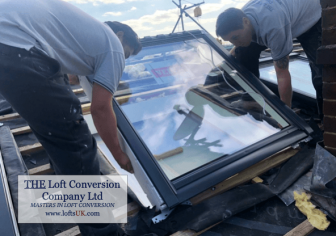 large loft conversion Velux window