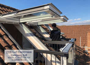 Velux Cabrio balcony to a loft conversion in Portsmouth
